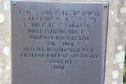 Navvies' memorial in Ballyhennan