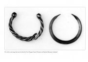 silver arm-rings that survive from the Port Glasgow hoard (National Museums Scotland)